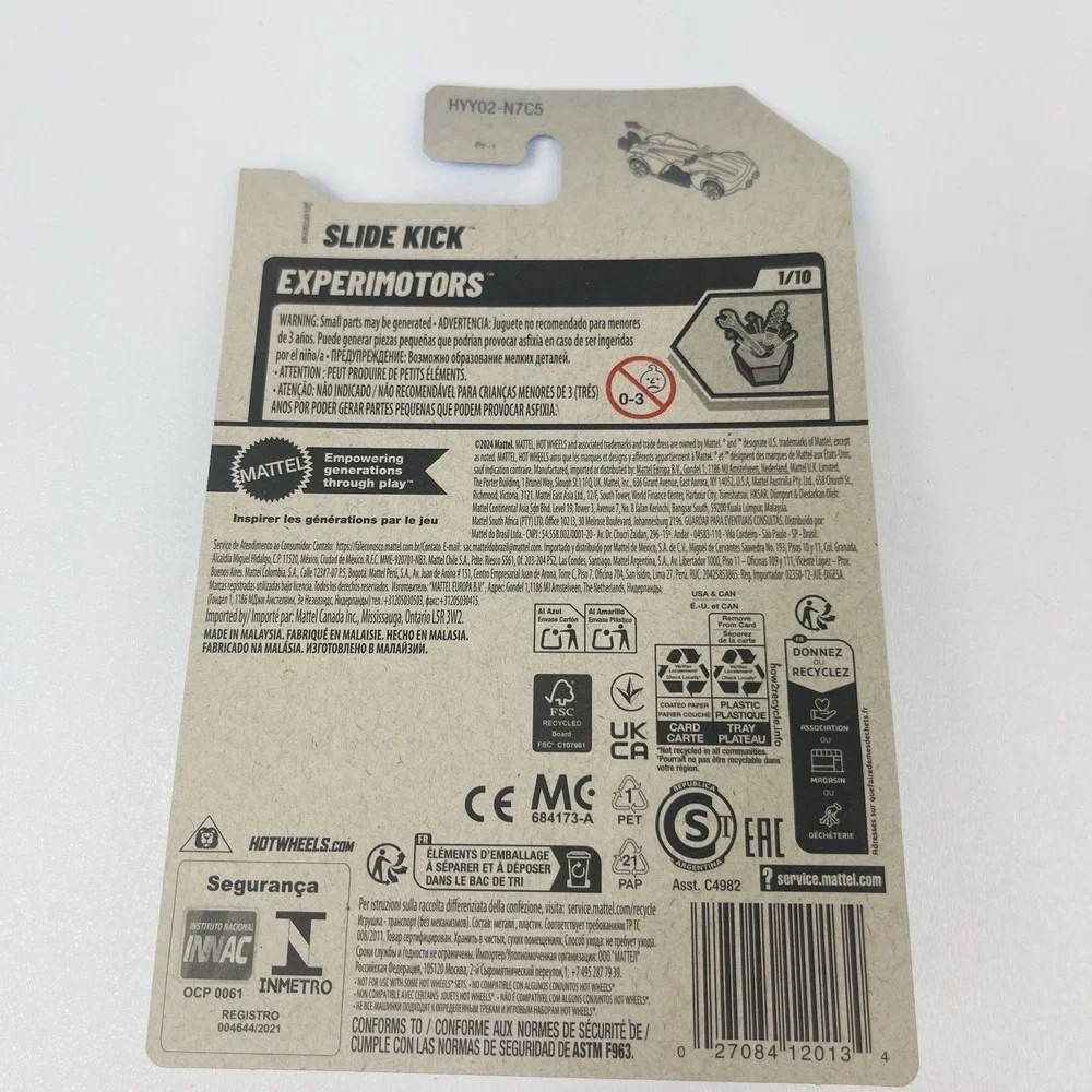 2025 Hot Wheels Mainline Case L Slide Kick - International Card